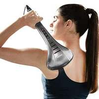  beatXP Thunder Double Head Body Massager Machine for Pain Relief with 3 Attachment Pairs - Electric Back Massager Machine Pain Relief - with up to 12 Months Warranty (Lava Grey) 