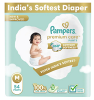 Pampers Premium Care Diaper Pants M-54 & XL-36