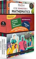 Educart ICSE Semester 1 MCQ Sample Papers Books Main Subjects Bundle Class 10 