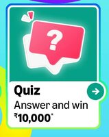 Amazon Funzone Quiz Answers (Chance to win ₹10,000)