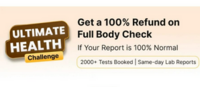 Apollo Ultimate Health Challenge : 100% Refund on Body Checkup (Condition Apply)