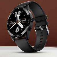 Fire-Boltt Talk 35.3mm (1.39) Bluetooth Calling with SpO2, Metal Body & Luxury Design Smartwatch  (Active Black Strap, 46)