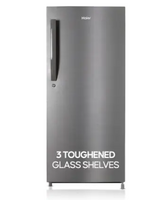 Haier 190 L Direct Cool Single Door 5 Star Refrigerator (Dazzle Steel)