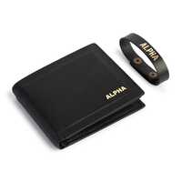 Alpha Premium Leather Mens Wallet [Apply ₹50 Off Coupon]