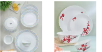 Larah by BOROSIL Dinnersets & mugs up to 65% off & extra 15% off