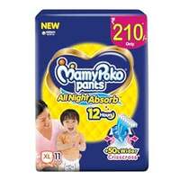 MamyPoko Pants All Night Absorb Baby Diapers, X-Large (XL), 11 Count 12-17 kg