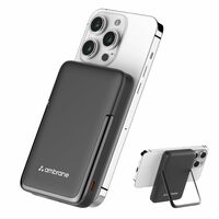  Ambrane 10000mah Magsafe Powerbank with Stand 22.5w Wired & 15w Wireless Fast Charging Dual Input 