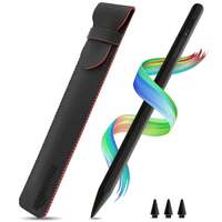 Amazon Basics 2nd Gen Stylus Pen for IPAD | Supports Palm Rejection, Tilt Sensor, Precise for Writing/Drawing| for iPad 6/7/ 8/ 9th Gen; iPad 10.2", Pro 11/12.9", Mini 5/6th, Air 3/4th Gen (Black)