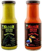 NAAGIN Hot Sauce Combo - Kantha Bomb & Smoky Bhoot (Pack of 2) Sauce  (2 x 230 g)  [Pay Rs.89 + 12 SuperCoins]