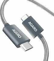 AGARO Type C to Type C Fast Charging Cable compatible with Android devices, iPhone15, Power Bank, 4A, 60W