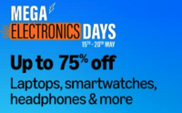 Mega Electronics Sale - Upto 75% Off on Laptops, smartwatches, headphones & more + 10% off with Bank Cards 