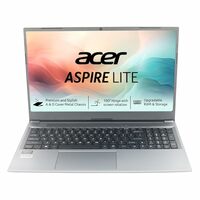 Acer Aspire Lite AMD Ryzen 3 5300U Premium Thin and Light Laptop Metal Body, Steel Gray, 1.6 KG 