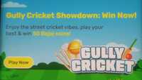 Bajaj Finserv | Play Gully Cricket and win up to 50 coins