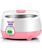  HSR Plastic and Stainless Steel Automatic Yogurt Maker (Size: 170x170x120mm, Bowl/Container Capacity: 900ml) 