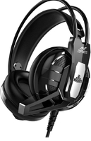  Ant Esports H520W Lightweight Gaming Over Ear Wired Headphones with Mic| 3.5MM Jack |50 MM Drivers | Compatible with PC/ PS4 / Xbox One/Nintendo/Mobile (Black) 