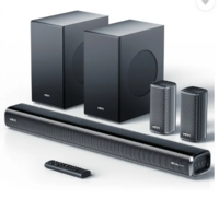 Mivi Fort H880 Soundbar, Dual Subwoofers, Dolby Audio, 880 Watts, 5.2 Channel 880 W Bluetooth Soundbar