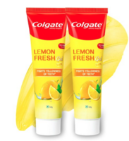 Colgate Lemon Fresh Gel Toothpaste to Fight Yellowness of Teeth - 240g