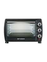 Faber Oven Toaster Grill 1400W, 20L with Baking, Grilling, Heating and Defrosting (Black)