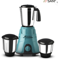 Sansui Plus 500 W Juicer Mixer Grinder  (Allure Plus | 3 Jars | Black, Blue)