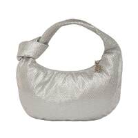 Lino Perros Silver Embellished Shoulder Bag