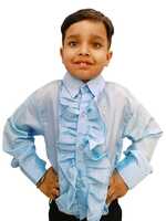 BookMyCostume Blue Frills Shirt Kids Fancy Dress Costume 2-3 years