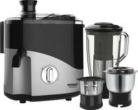 MAHARAJA WHITELINE Odacio Plus 550 W Juicer Mixer Grinder  (ODACIO PLUS / JX1-157_HL | 3 Jars | Black, Silver)