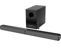  ZEBRONICS 120 Watts Soundbar, Home Theatre, Dual Racetrack Drivers Soundbar, 13.33cm Subwoofer, HDMI ARC, Bluetooth v5.1, USB, Glossy Finish, Wall Mountable (Juke BAR 3910) 