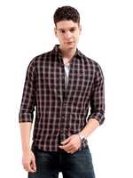 The Indian Garage Co Men's Cotton Slim Fit Shirt