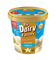 Kwality Wall's The Dairy Factory Frozen Dessert Vanilla Tub