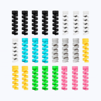 Striff 25 Pieces Highly Flexible Silicone Cable Protectors (Colorful) [Account/Location Specific]