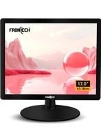 FRONTECH 17 Inch HD LED Monitor | Refresh Rate 60 Hz,1028 x 1024 Pixels | Wall Mountable Slim & Stylish Design with 16.7M Colors| HDMI & VGA Ports, Built-in Power Supply (MON-0065,Black)