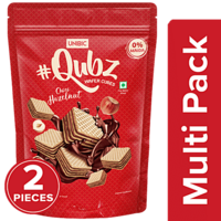 Qubz Choco Hazelnut Wafer Cubes - [ 2x150 g ]