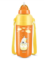 MILTON: Kool Trendy 500 Plastic Insulated Water Bottle   (Set of 1, Orange)