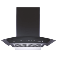 Elica: WDFL 606 HAC LTW MS NERO 60cm 1200m3/hr Ducted Auto Clean Wall Mounted Chimney 