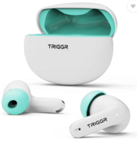 TRIGGR Ultrabuds N3 with Crisp Calling,BassXpand Bluetooth  (Pearl Blue, In the Ear)  @Re.1 + Super coins 