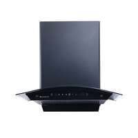 Wonderchef Ultima C-Line 60cm 1400 m3/hr Auto Clean Curved Glass Chimney | Baffle Filter