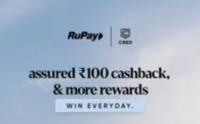 CRED - Assured ₹100 cashback, & more rewards (User Specific)