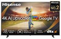 Hisense 139 cm (55 inches) E6N Series 4K Ultra HD Smart LED Google TV 55E6N (Black) [Apply ₹1000 Coupon + HDFC Card]