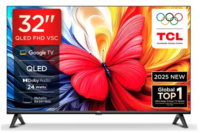 TCL V5C 80 cm (32 inch) QLED Full HD Smart Google TV 2025 Edition (32V5C)