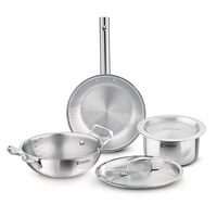 Bergner Tripro Triply Stainless Steel Cook Serve N Keep (5 Pcs Cookware Set)