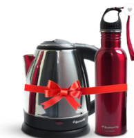 Butterfly Rapid Kettle 1.5 Litre + Eco 750 Ml Water Bottle