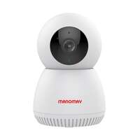MANOMAY 2MP Smart CCTV Wi-fi Home Security Camera with Pan Tilt 360° View, 2 Way Talk, Cloud Monitor, Motion Detect, Supports SD Card Up to 256 GB, Night Vision, Alexa