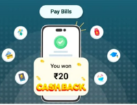 Receive a cashback of ₹20 on a Bill Payment of ₹200 or more on YES PAY Next