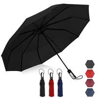 Zemic Umbrella for Men - Automatic Large Size Foldable Umbrella with Travel Cover for Man and women