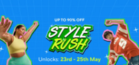 Zepto : Style Rush Sale Up to 90% Off ( ₹1 Deal VanHeusen)