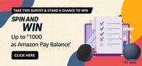 Take this survey & Stand Chance to win ₹1000 as Amazon Pay Balance (Spin and Win)