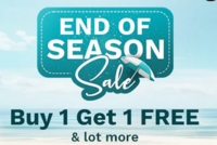 Pilgrim End Of Season Sale - Buy1 Get 1 Free + Get upto 10 Freebies & More offers 