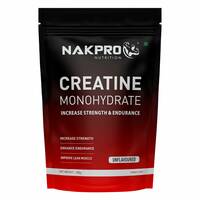 NAKPRO Micronized Creatine Monohydrate (250g, Unflavoured) [Apply ₹100 Off Coupon]