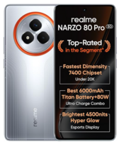 Realme NARZO 80 Pro 5G (Speed Silver, 8GB+128GB)