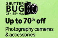 Shutter Bug Fest - Upto 70% Off on Photography Cameras & Accessories